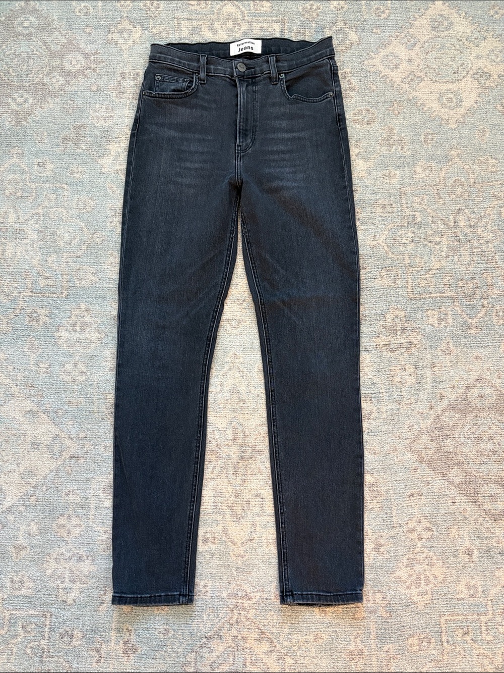 Women’s Reformation Avalon High Waist Black Skinny Jeans